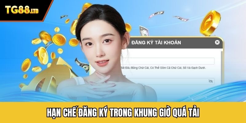 Hạn chế đăng ký trong khung giờ quá tải