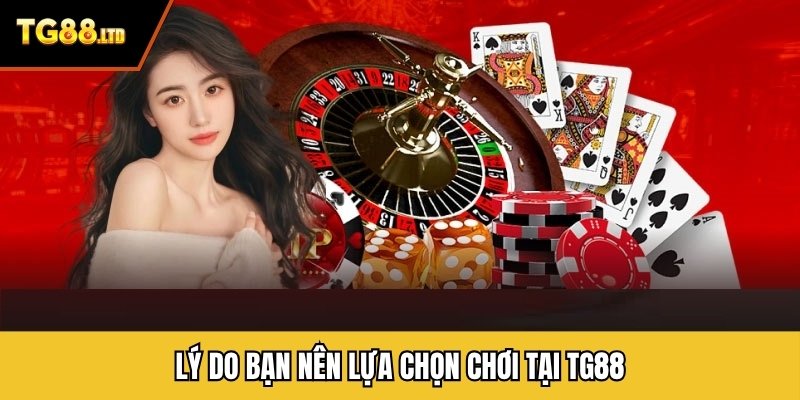 Lý do bạn nên lựa chọn chơi tại TG88